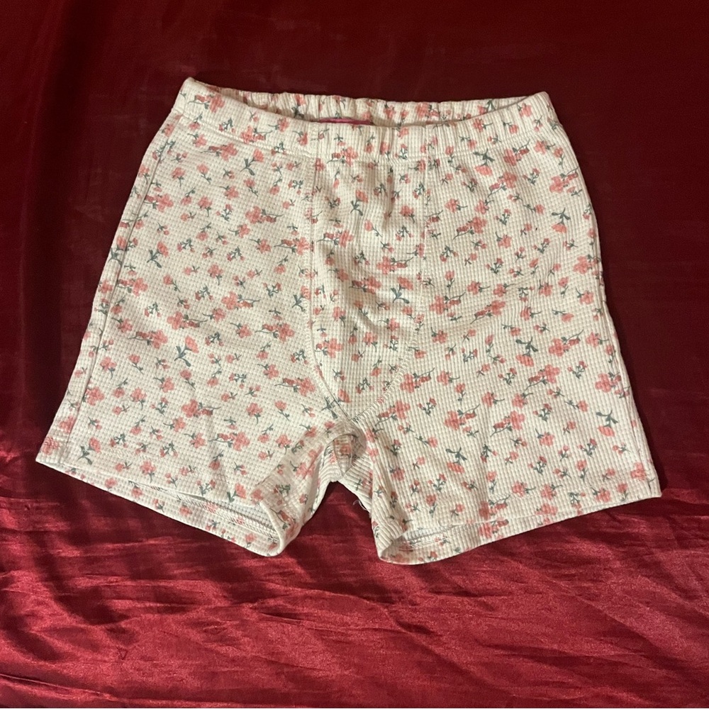 EDIKTED Primrose Waffle Boxer Shorts XS